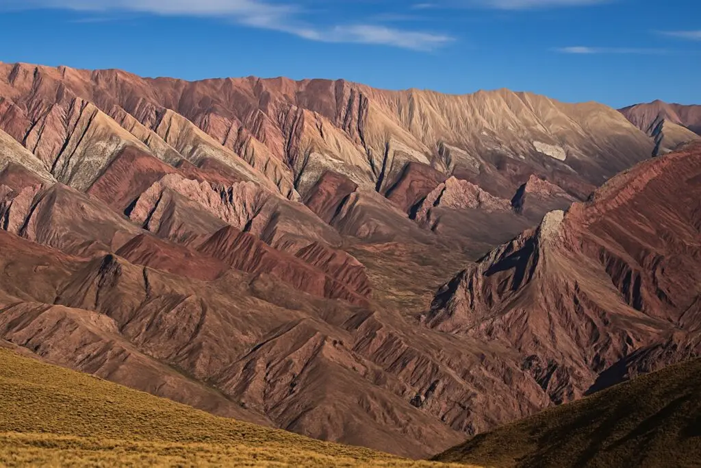 Serranía del Hornocal y sus montañas de colores en Jujuy