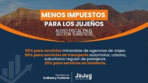 Alivio fiscal turismo Jujuy - medidas para fortalecer el sector