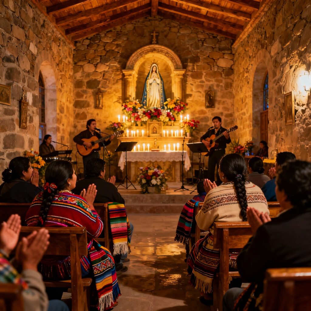 Capillas Musicales rindieron homenaje a la Virgen de Copacabana en Punta Corral
