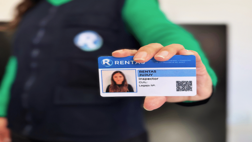 Rentas Jujuy advierte sobre credenciales oficiales para identificar a sus inspectores