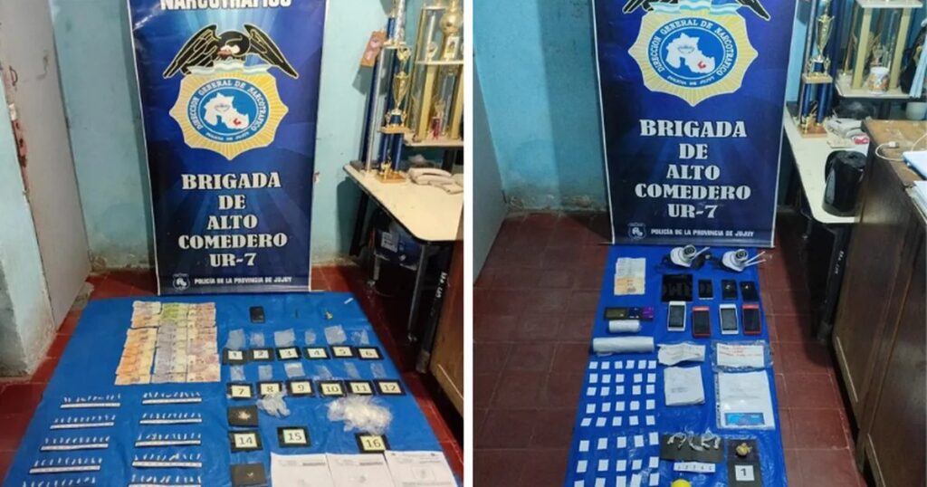 Operativos antidrogas: 18 demorados y 879 dosis secuestradas en Jujuy