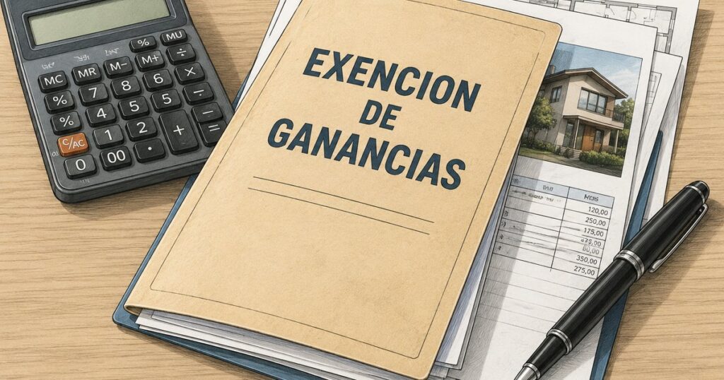 Exención de Ganancias para venta y alquiler de inmuebles ya está vigente