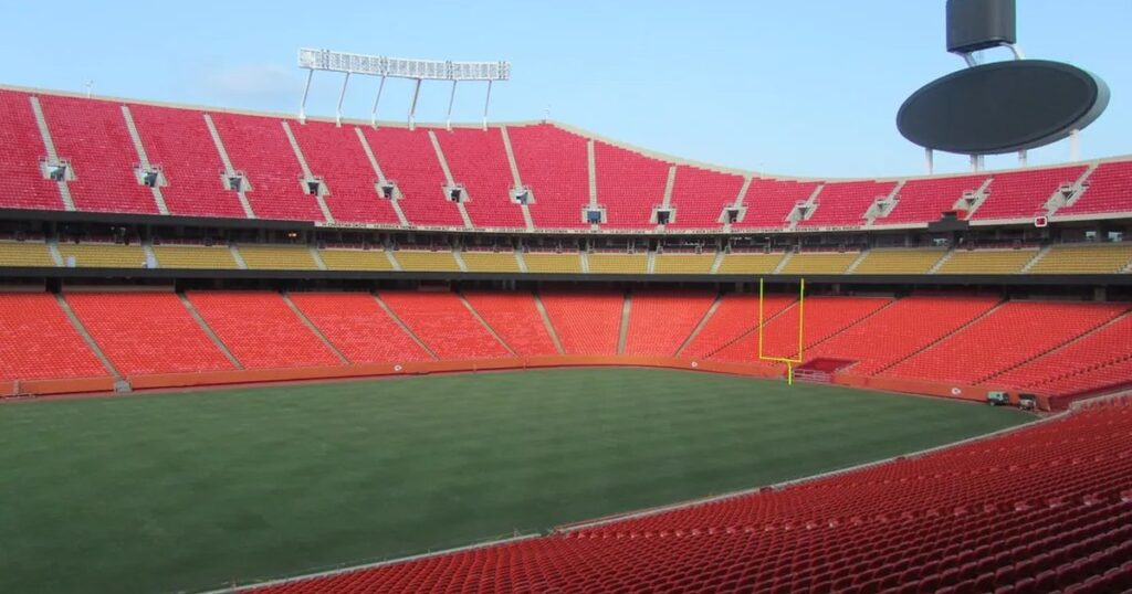 El Arrowhead Stadium de Kansas City se transforma para el Mundial 2026