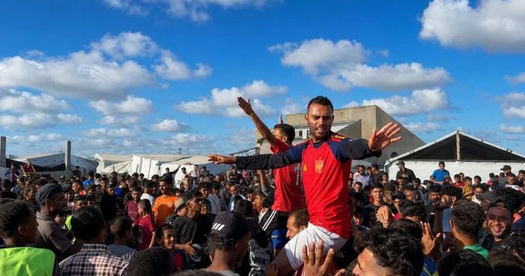Fútbol en Gaza: partidos improvisados entre ruinas y campamentos