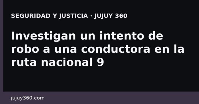 rj360-1783087204-investigan-un-intento-de-robo-a-una-conductora-en-la-ruta-na-b294e4 Investigan intento de robo a una conductora en la ruta 9