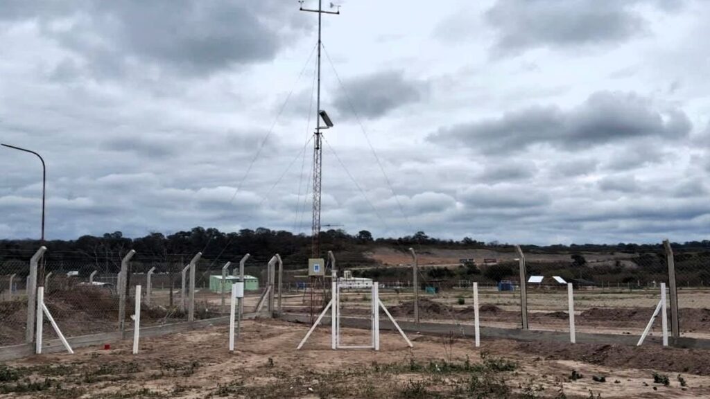 San Pedro de Jujuy suma estación meteorológica automática para alertas tempranas