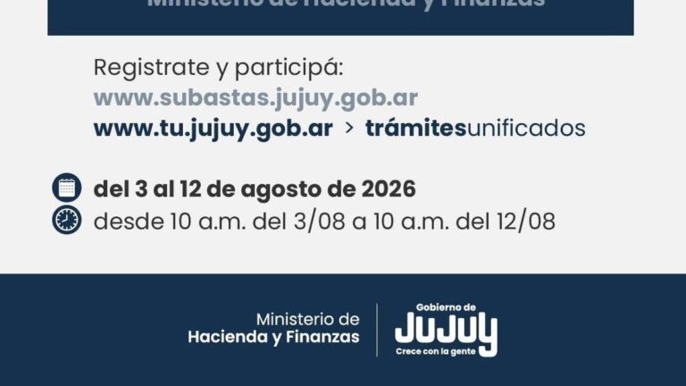 Jujuy subasta vehículos policiales en desuso desde el 3 de agosto