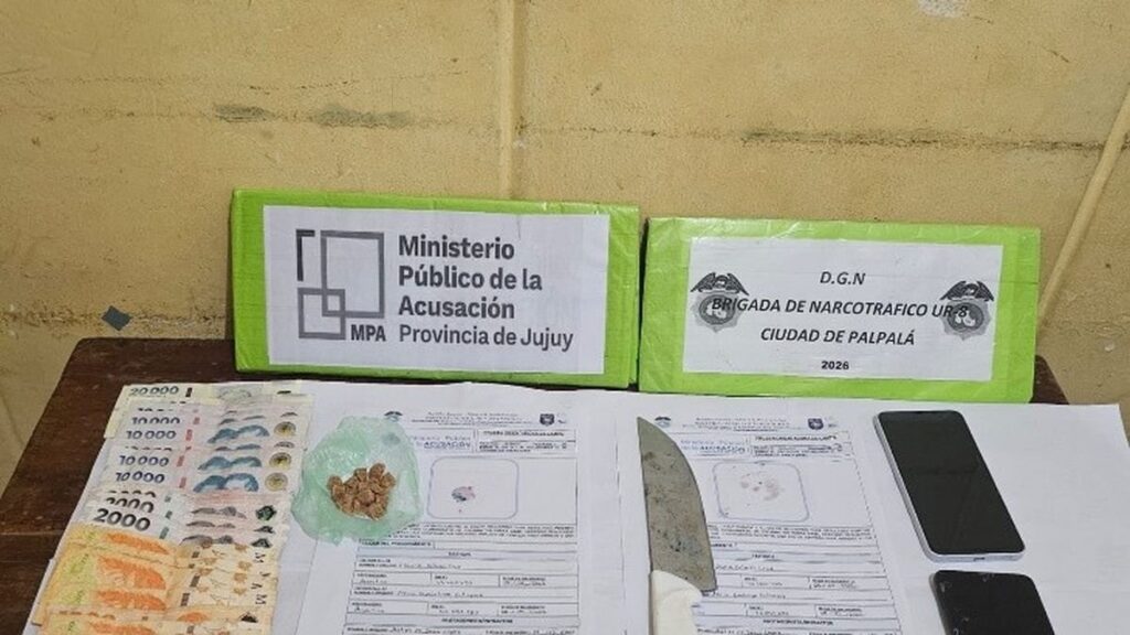 Operativo antidrogas en Jujuy: 19 detenidos y secuestro de cocaína y cannabis