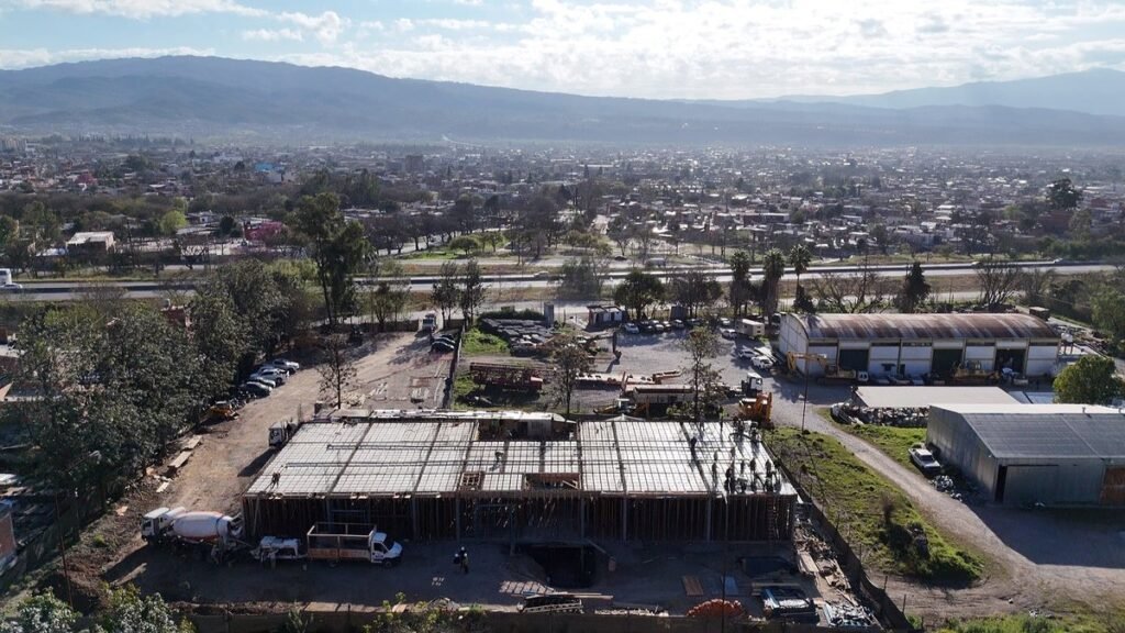 Avanzan las obras del nuevo edificio de Recursos Hídricos