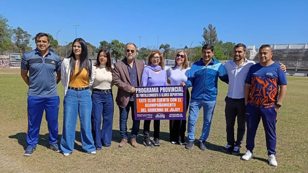 Subsidios provinciales para obras en clubes deportivos de San Pedro de Jujuy