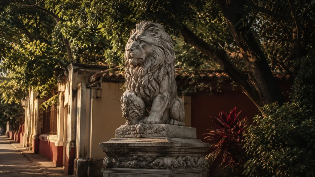 Ciudad de Nieva tiene sus leones: Los históricos Leones se lucen con nuevas réplicas en el barrio capitalino