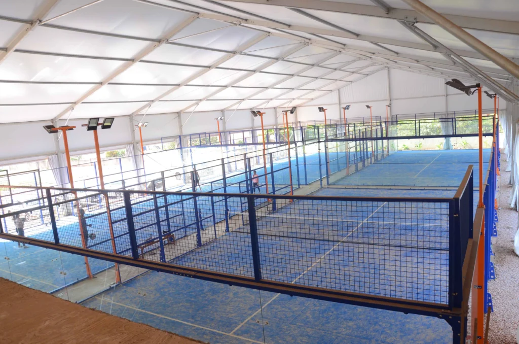 Varias canchas de pádel, imagen de archivo representativa del torneo nacional