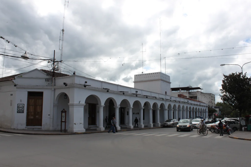 Cabildo de San Salvador de Jujuy y antiguas dependencias policiales en una imagen de archivo
