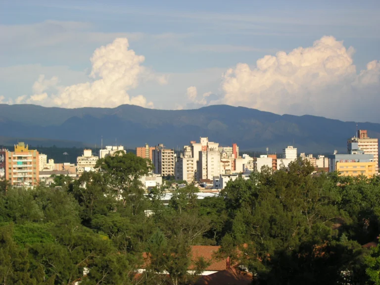 Vista de San Salvador de Jujuy desde Ciudad de Nieva