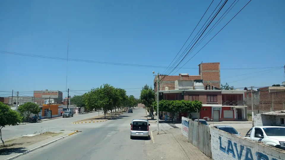 Vista de Ciudad Perico, Jujuy, fotografía de archivo